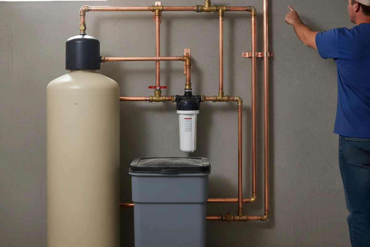 Whole-house water treatment system installed in Wade